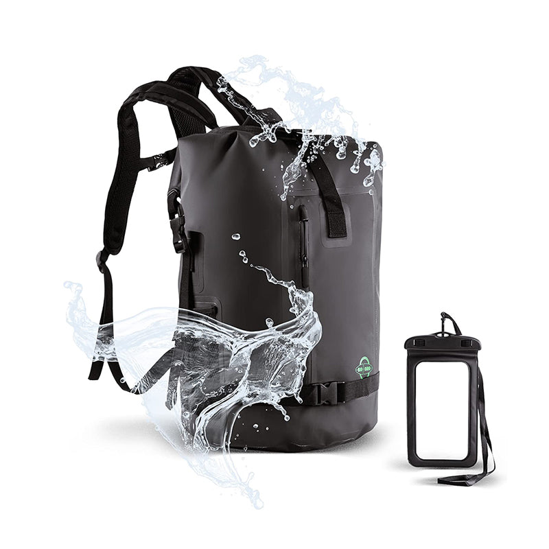 Big Ding Drybag (35L) - 100% Waterproof Backpack with Waterproof Mobile Phone Case
